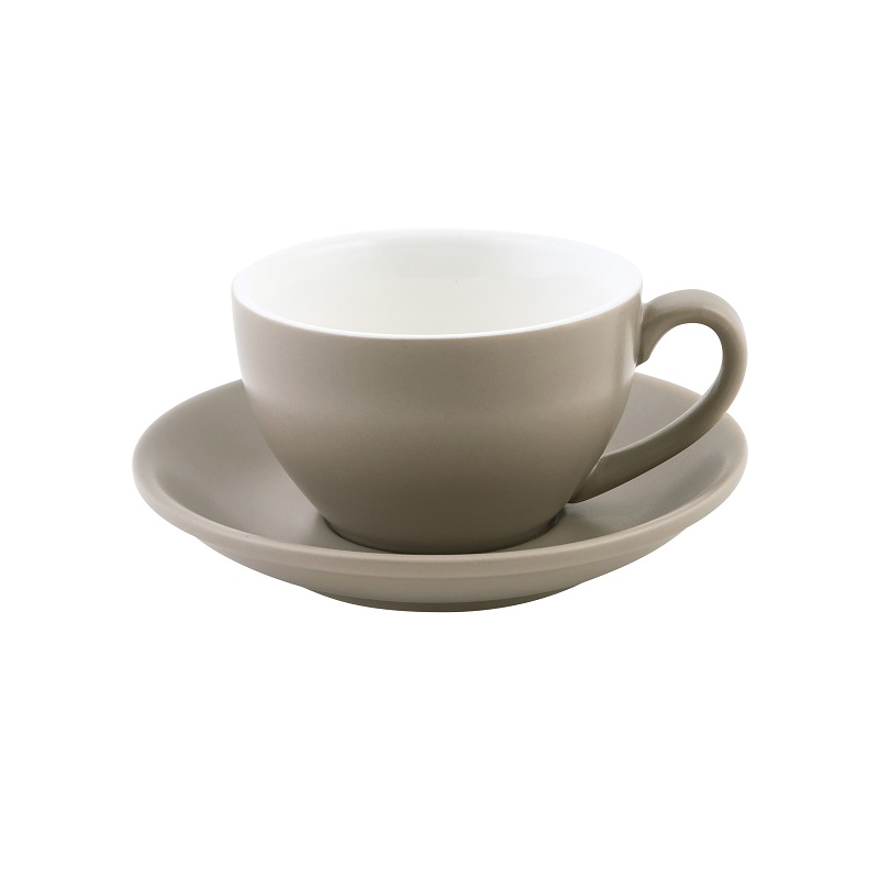Чашка Cappuccino 280мл (блюдце 15см), BEVANDE цвет Stone 978456