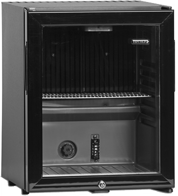 Шкаф холодильный барный Tefcold TM32G черный