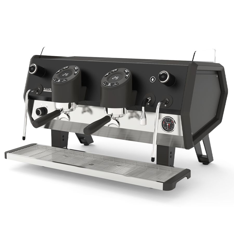 Кофемашина Sanremo D8 2 высокие гр, Cold Touch+Экономайзер, черная