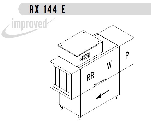 МАШИНА ПОСУДОМОЕЧНАЯ DIHR RX 144 DX+HR10+DR64