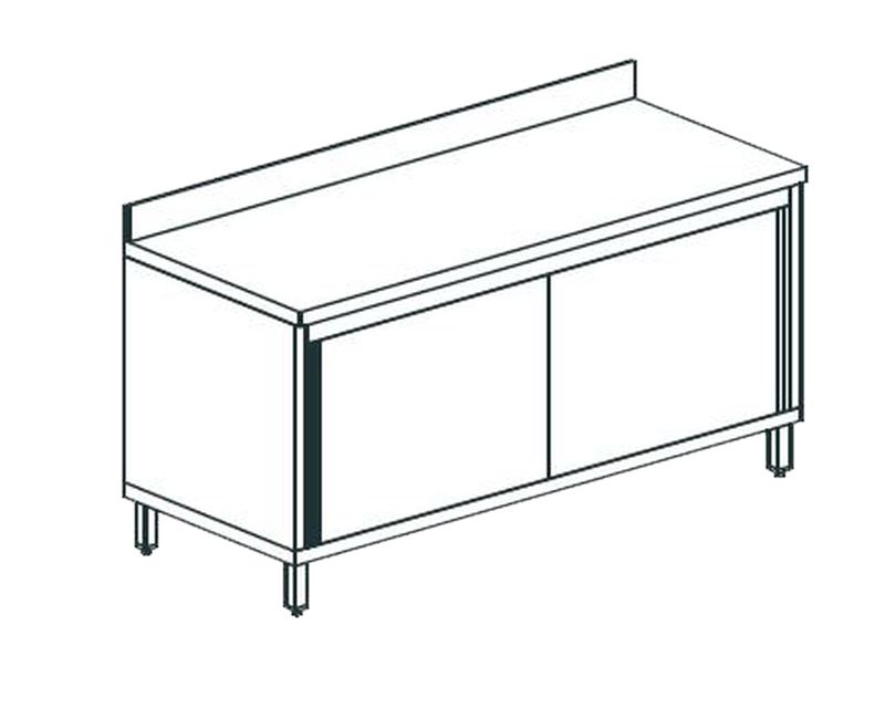 СТОЛ ПРОИЗВОДСТВЕННЫЙ ЗАКРЫТЫЙ APACH CHEF LINE LWC617SH2SDU