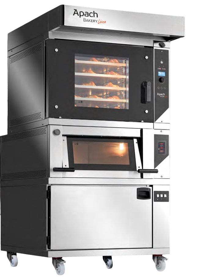 ПЕЧЬ КОНВЕКЦИОННАЯ С ПОДОМ С РАССТОЙКОЙ APACH BAKERY LINE K5P60P DP+E218PA