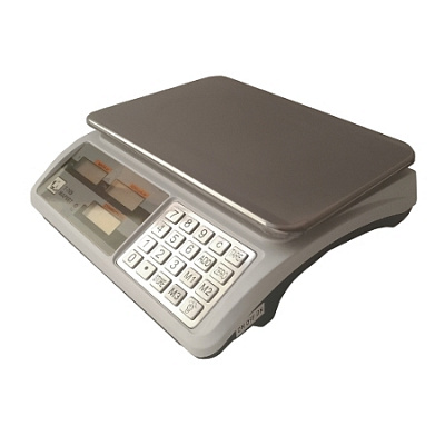 Весы товарные Форт 769 (32; 5) LCD Маркет (330х115х340 мм, платформа 230х330 мм, без стойки)
