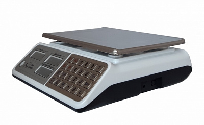 Весы товарные Форт 586 (32, 5) LCD Азимут (330х115х340 мм, платформа 230х330 мм, без стойки)