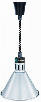 ЛАМПА ИНФРАКРАСНАЯ HURAKAN HKN-DL800 СЕРЕБР./ВЫСТ.