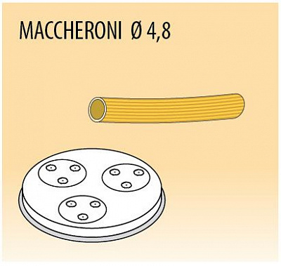 Насадка для MPF 2,5/MPF 4 MACCHERONI FIMAR паста диам. 4,8 мм