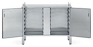 Подставка Convotherm 6.10, 10.10 закрытая, 2 двери, 14 пар направляющих, на колесах