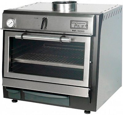 Печь на твердом топливе (хоспер) Pira BR-70 Lux Inox